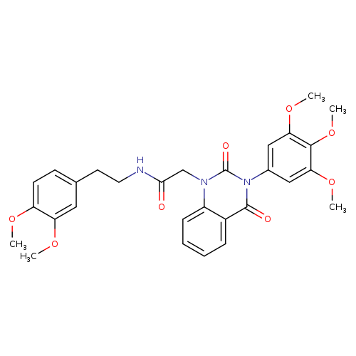 N-[2-(3,4-dimethoxyphenyl)ethyl]-2-[2,4-dioxo-3-(3,4,5-trimethoxyphenyl)-1,2,3,4-tetrahydroquinazolin-1-yl]acetamide