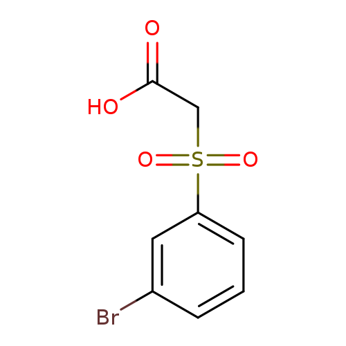 2-(3-bromobenzenesulfonyl)acetic acid