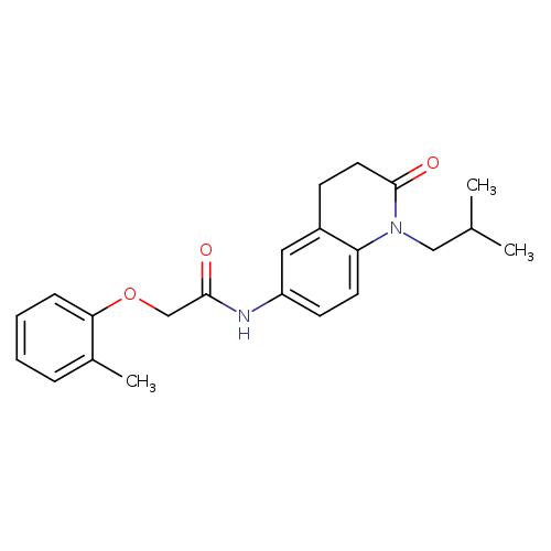 2-(2-methylphenoxy)-N-[1-(2-methylpropyl)-2-oxo-1,2,3,4-tetrahydroquinolin-6-yl]acetamide