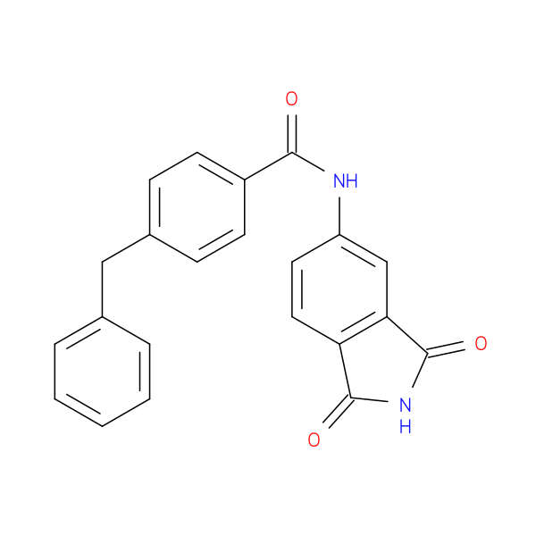 4-benzyl-N-(1,3-dioxo-2,3-dihydro-1H-isoindol-5-yl)benzamide