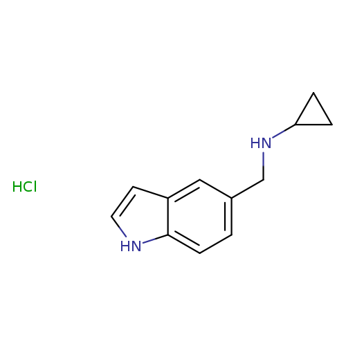 N-(1H-indol-5-ylmethyl)cyclopropanamine hydrochloride