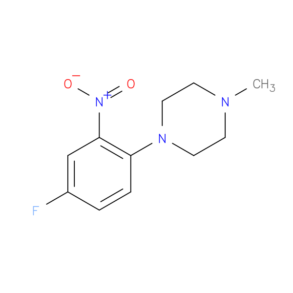 1-(4-Fluoro-2-nitrophenyl)-4-methylpiperazine