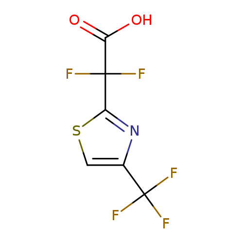 2,2-difluoro-2-[4-(trifluoromethyl)-1,3-thiazol-2-yl]aceticacid