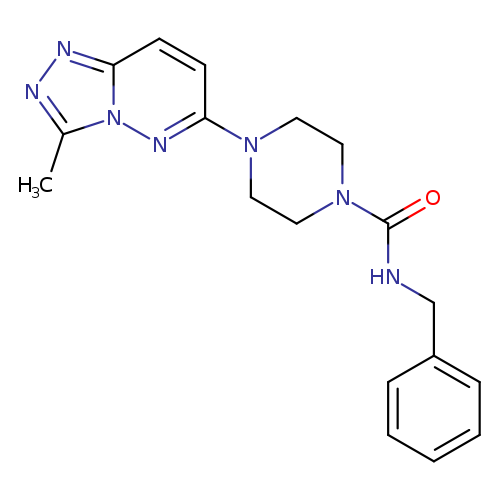 N-benzyl-4-{3-methyl-[1,2,4]triazolo[4,3-b]pyridazin-6-yl}piperazine-1-carboxamide