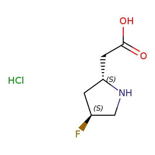 2-[(2S,4S)-4-fluoropyrrolidin-2-yl]acetic acid hydrochloride