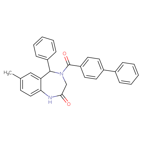 4-{[1,1'-biphenyl]-4-carbonyl}-7-methyl-5-phenyl-2,3,4,5-tetrahydro-1H-1,4-benzodiazepin-2-one