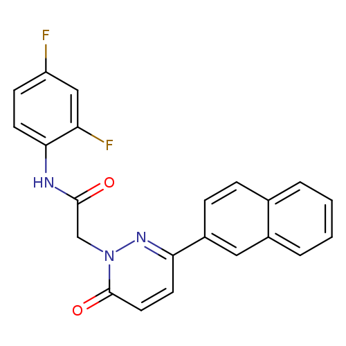 N-(2,4-difluorophenyl)-2-[3-(naphthalen-2-yl)-6-oxo-1,6-dihydropyridazin-1-yl]acetamide