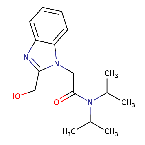 2-[2-(hydroxymethyl)-1H-1,3-benzodiazol-1-yl]-N,N-bis(propan-2-yl)acetamide