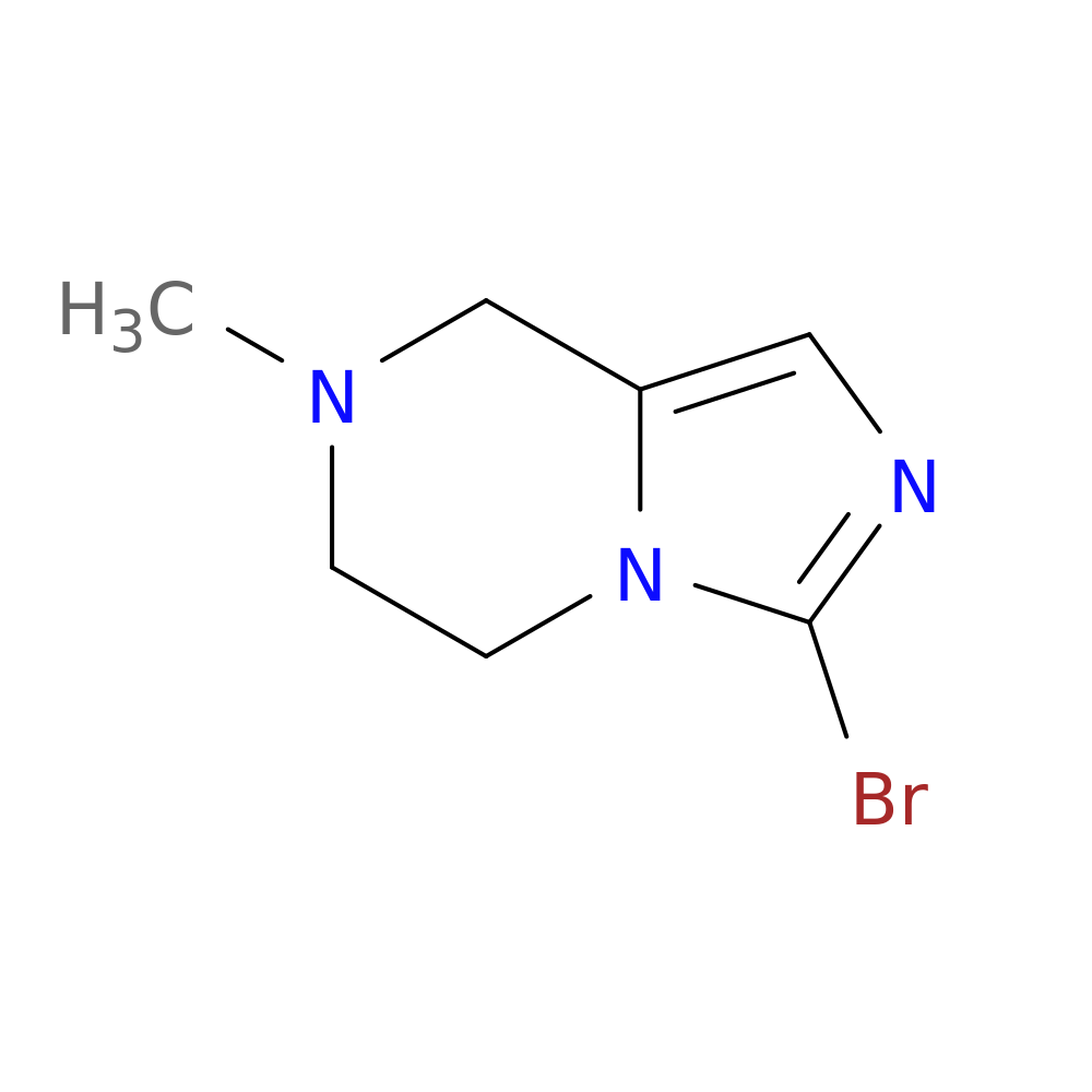 3-BROMO-7-METHYL-5,6,7,8-TETRAHYDROIMIDAZO[1,5-A]PYRAZINE