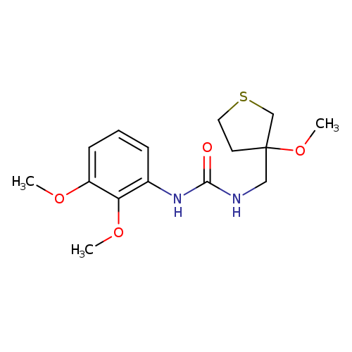 1-(2,3-dimethoxyphenyl)-3-[(3-methoxythiolan-3-yl)methyl]urea
