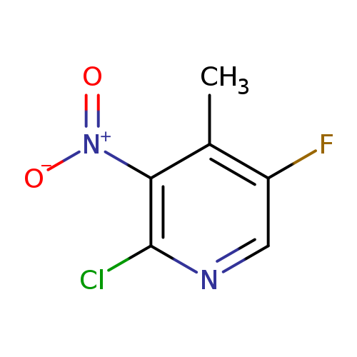 2-Chloro-5-fluoro-4-methyl-3-nitropyridine