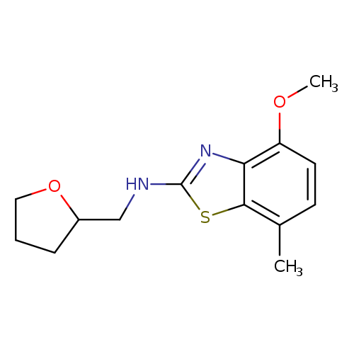 4-Methoxy-7-methyl-N-((tetrahydrofuran-2-yl)methyl)benzo[d]thiazol-2-amine