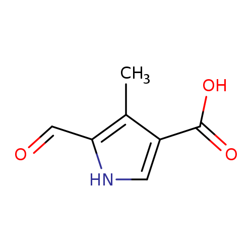 1H-Pyrrole-3-carboxylic acid, 5-formyl-4-methyl- (9CI)