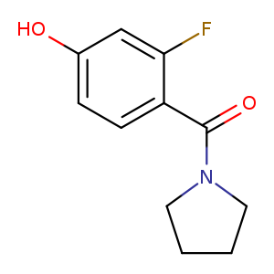 (2-Fluoro-4-hydroxyphenyl)(pyrrolidin-1-yl)methanone