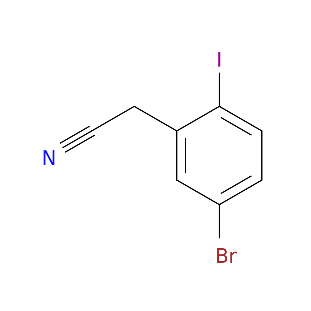 2-(5-Bromo-2-iodophenyl)acetonitrile