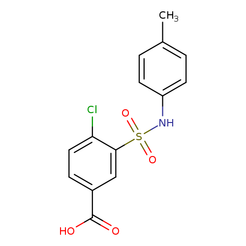 4-Chloro-3-([(4-methylphenyl)amino]sulfonyl)benzoic acid