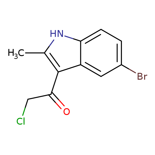 1-(5-bromo-2-methyl-1H-indol-3-yl)-2-chloroethanone