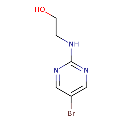2-((5-Bromopyrimidin-2-yl)amino)ethanol