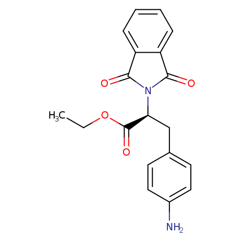(S)-Ethyl 3-(4-aminophenyl)-2-(1，3-dioxoisoindolin-2-yl)propanoate