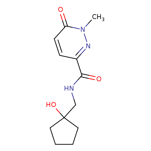 N-[(1-hydroxycyclopentyl)methyl]-1-methyl-6-oxo-1,6-dihydropyridazine-3-carboxamide