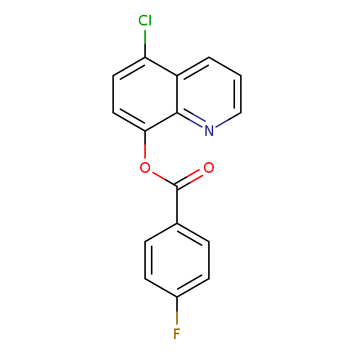 5-chloroquinolin-8-yl 4-fluorobenzoate