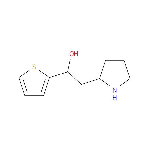2-(pyrrolidin-2-yl)-1-(thiophen-2-yl)ethan-1-ol