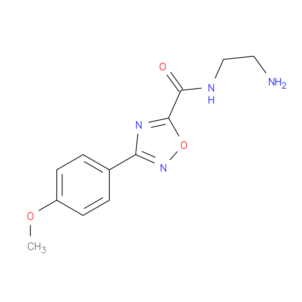 N-(2-aminoethyl)-3-(4-methoxyphenyl)-1,2,4-oxadiazole-5-carboxamide