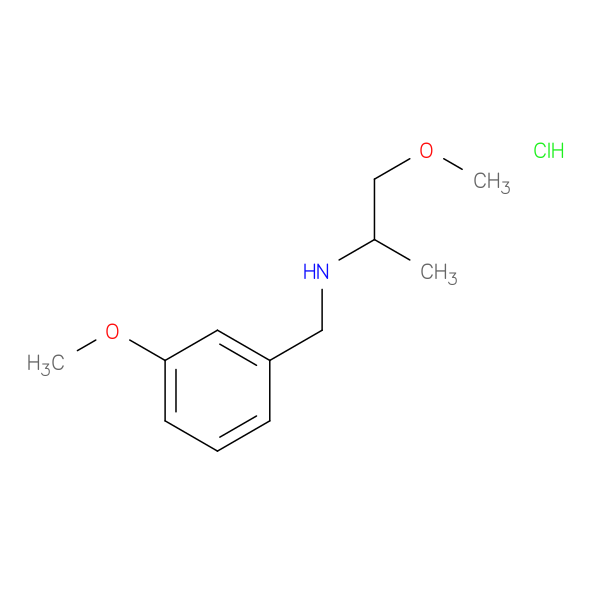 (3-methoxybenzyl)(2-methoxy-1-methylethyl)amine hydrochloride