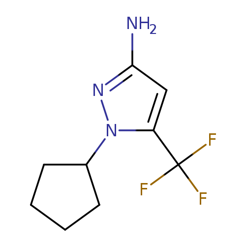 1-Cyclopentyl-5-(trifluoromethyl)-1H-pyrazol-3-amine