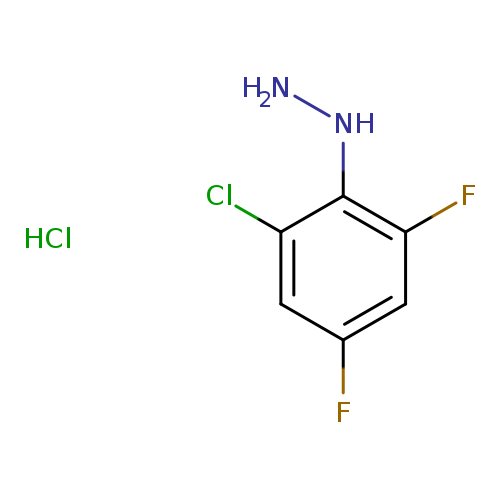 (2-chloro-4,6-difluorophenyl)hydrazine hydrochloride