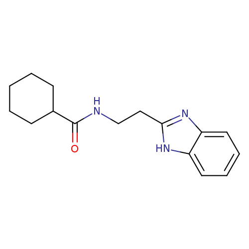 N-[2-(1H-1,3-benzodiazol-2-yl)ethyl]cyclohexanecarboxamide