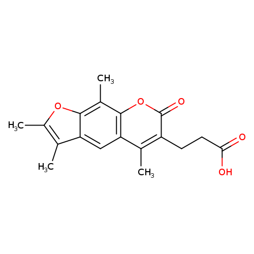 3-(2,3,5,9-Tetramethyl-7-oxo-7h-furo[3,2-g]chromen-6-yl)propanoic acid