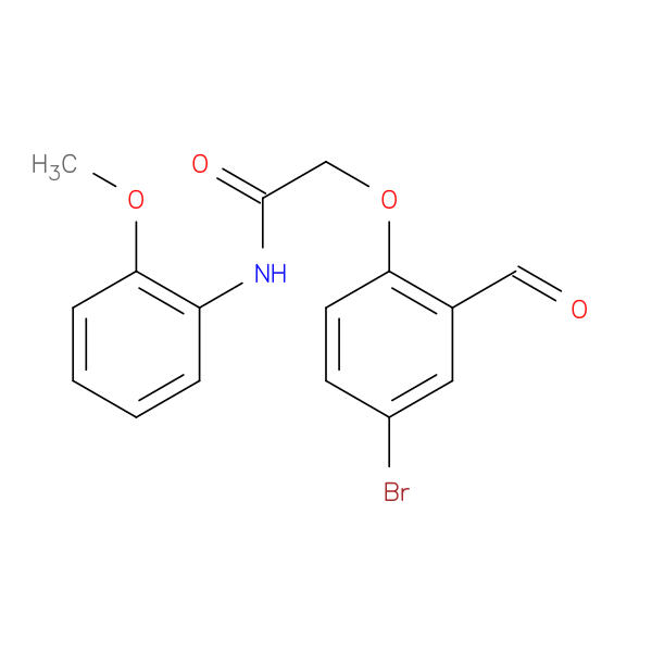 2-(4-bromo-2-formylphenoxy)-N-(2-methoxyphenyl)acetamide