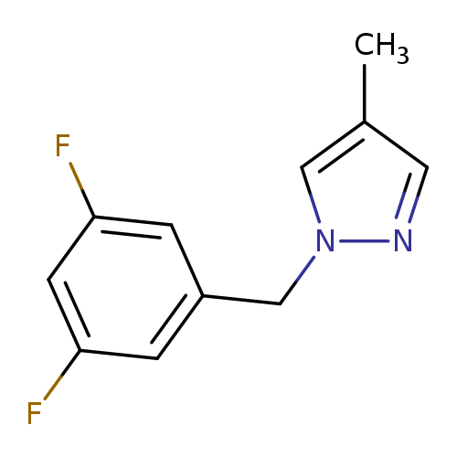 1-[(3,5-difluorophenyl)methyl]-4-methyl-1H-pyrazole