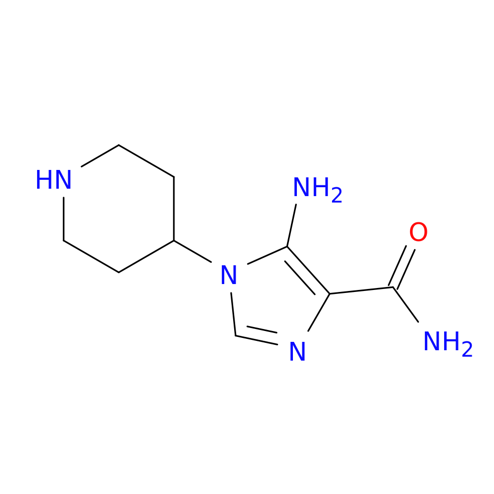 5-amino-1-(piperidin-4-yl)-1H-imidazole-4-carboxamide