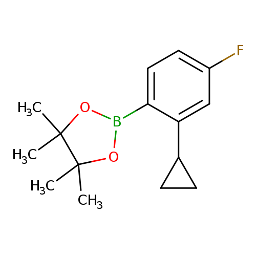 2-(2-cyclopropyl-4-fluorophenyl)-4,4,5,5-tetramethyl-1,3,2-dioxaborolane