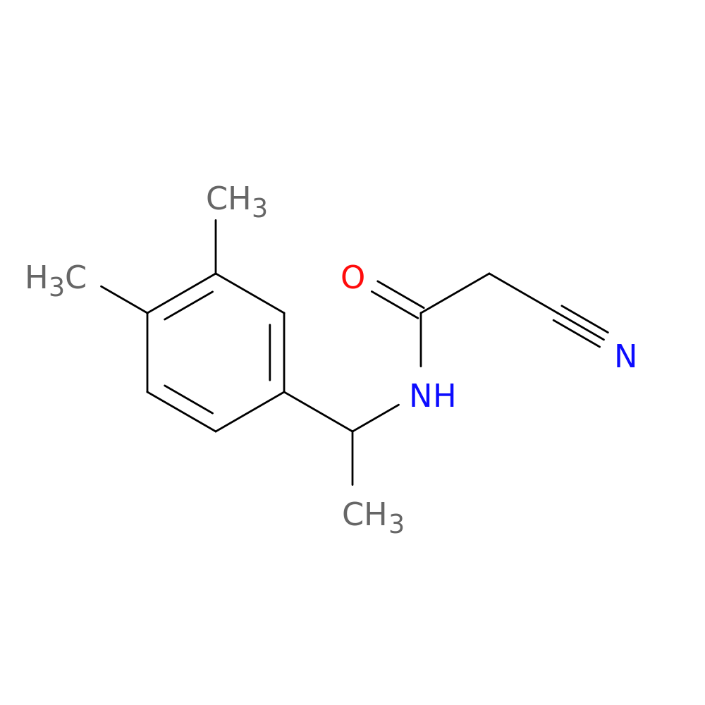 2-Cyano-n-[1-(3,4-dimethylphenyl)ethyl]acetamide