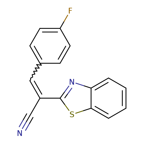 (2E)-2-(1,3-benzothiazol-2-yl)-3-(4-fluorophenyl)prop-2-enenitrile