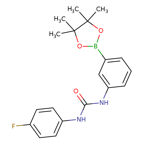 3-(4-fluorophenyl)-1-[3-(4,4,5,5-tetramethyl-1,3,2-dioxaborolan-2-yl)phenyl]urea