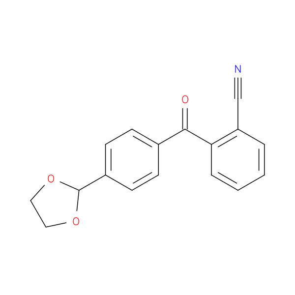 2-Cyano-4'-(1,3-dioxolan-2-yl)benzophenone