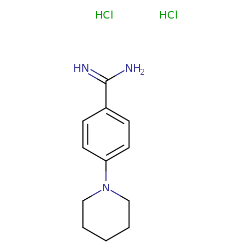 4-(piperidin-1-yl)benzene-1-carboximidamide dihydrochloride