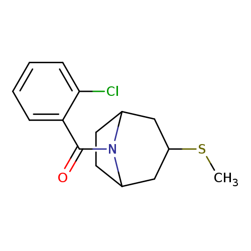 8-(2-chlorobenzoyl)-3-(methylsulfanyl)-8-azabicyclo[3.2.1]octane