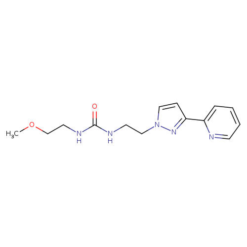 3-(2-methoxyethyl)-1-{2-[3-(pyridin-2-yl)-1H-pyrazol-1-yl]ethyl}urea