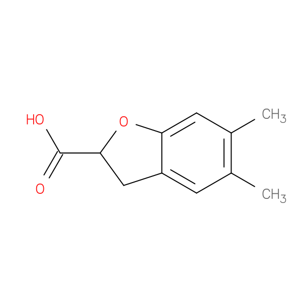 5,6-Dimethyl-2,3-dihydrobenzofuran-2-carboxylic acid