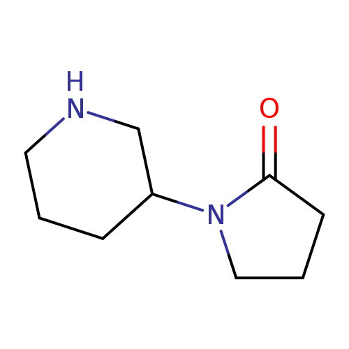 1-(Piperidin-3-yl)pyrrolidin-2-one