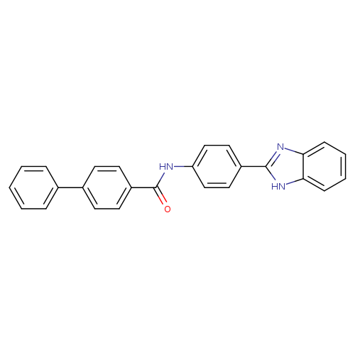 N-[4-(1H-1,3-benzodiazol-2-yl)phenyl]-[1,1'-biphenyl]-4-carboxamide
