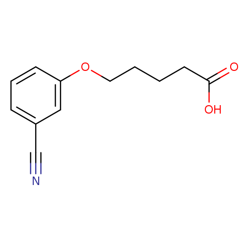 5-(3-cyanophenoxy)pentanoic acid