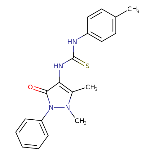 1-(1,5-Dimethyl-3-oxo-2-phenyl-2,3-dihydro-1H-pyrazol-4-yl)-3-p-tolyl-thiourea