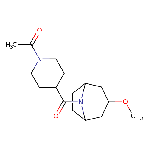 1-(4-{3-methoxy-8-azabicyclo[3.2.1]octane-8-carbonyl}piperidin-1-yl)ethan-1-one