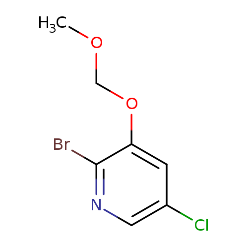 2-bromo-5-chloro-3-(methoxymethoxy)pyridine